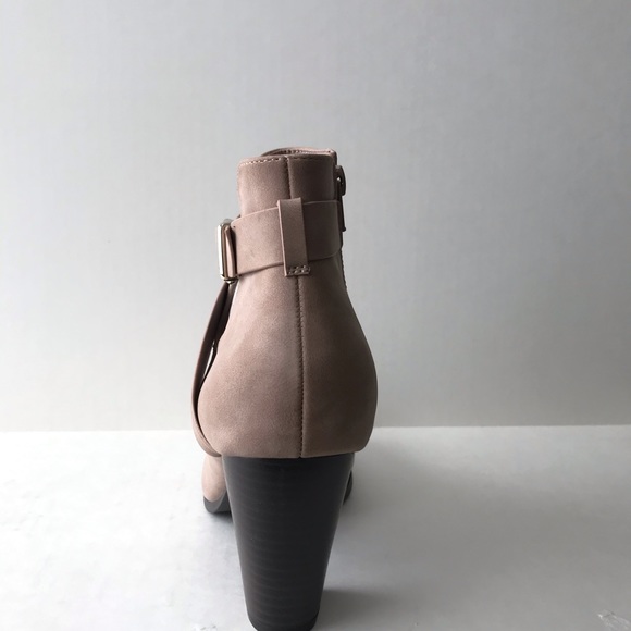 Call It Spring Tecia Tan “Suede” Round Toe Bootie - Picture 2 of 7